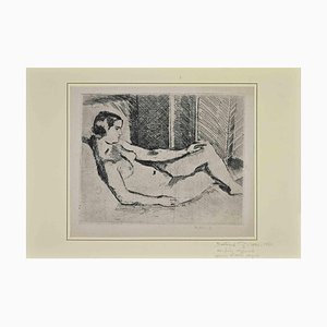 Bertrand Py, Nude Woman, Original Etching, 20th-Century-ZCI-1268884