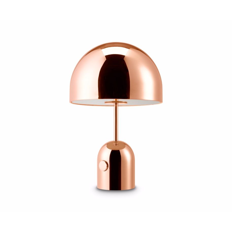 Plated Steel LED Table Lamp BELL by Tom Dixon #Light Copper