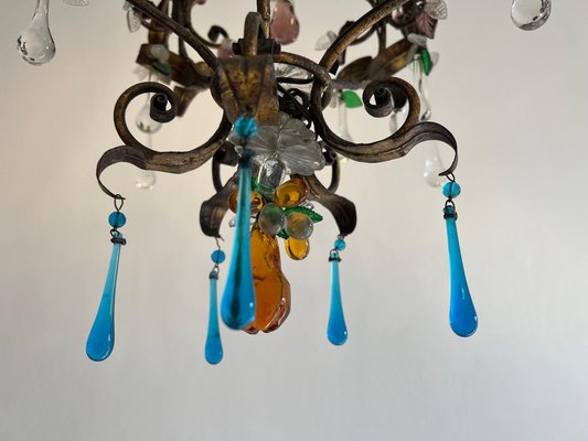 Bette Davis Fruits Murano Chandelier, 1950s-OVO-1740763