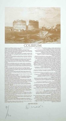 Bettino Craxi, Coliseum, Lithograph and Offset, 1970s-ZCI-1428290