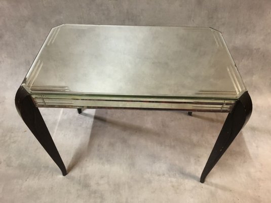 Beveled Glass Coffee Table from Mobiglace, 1940s-SDV-728824