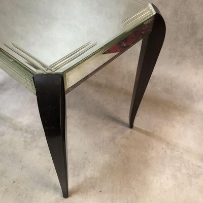 Beveled Glass Coffee Table from Mobiglace, 1940s-SDV-728824