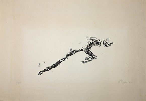 Beverly Pepper, Untitled, Original Etching, 1970s-ZCI-893177