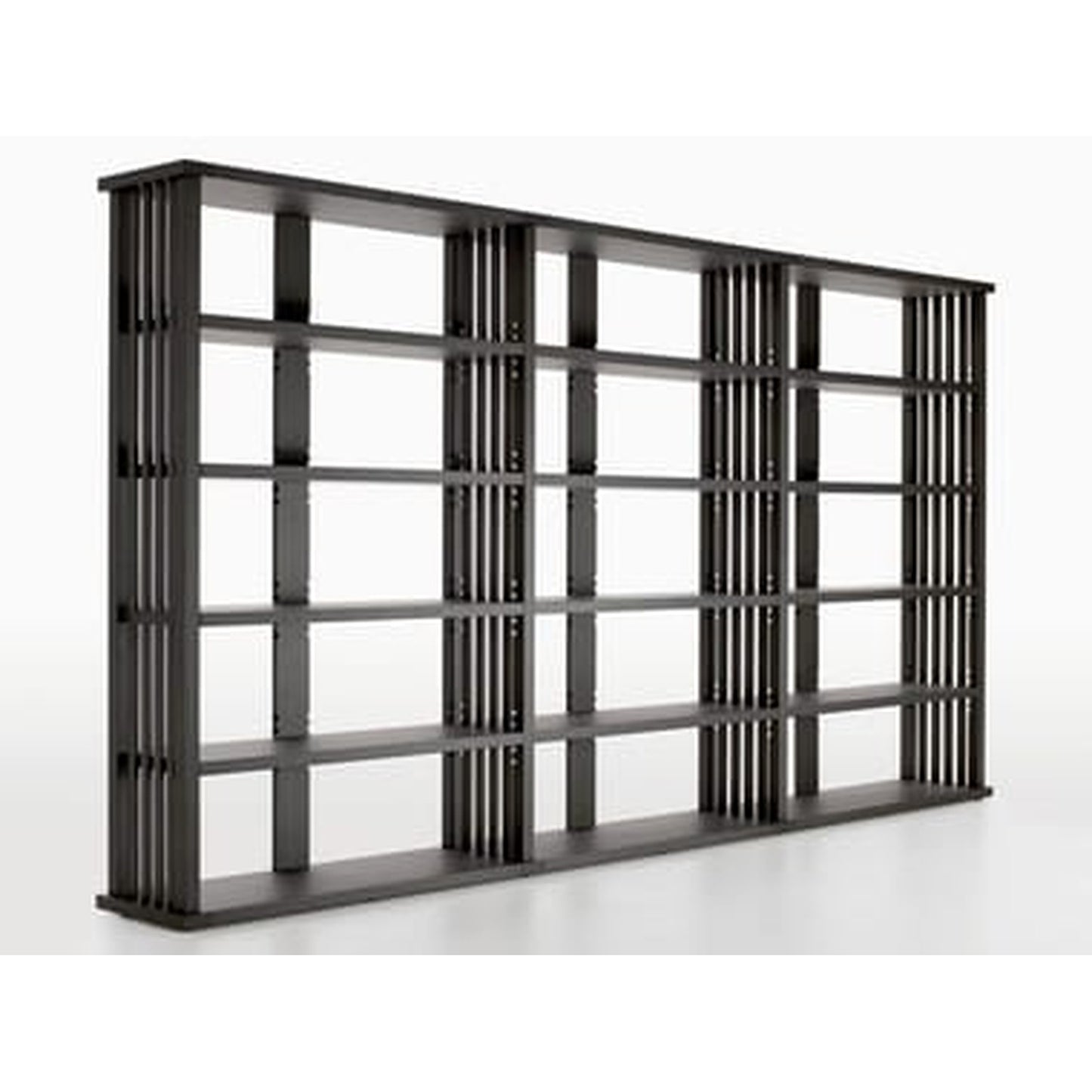 BIBLIA - Open sectional modular solid wood bookcase