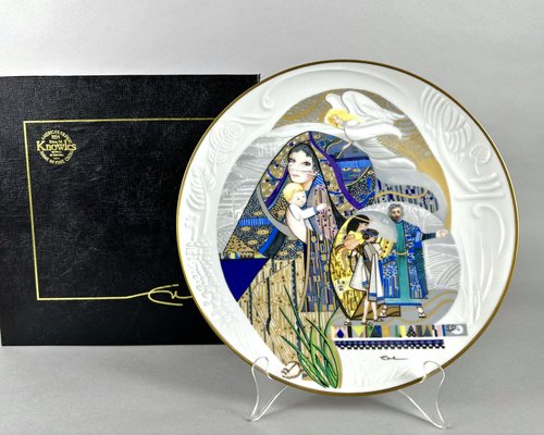 Biblical Mothers Series Plates in Fine China by Eve Licea for Knowles, 1986, Set of 6-GYX-1821898