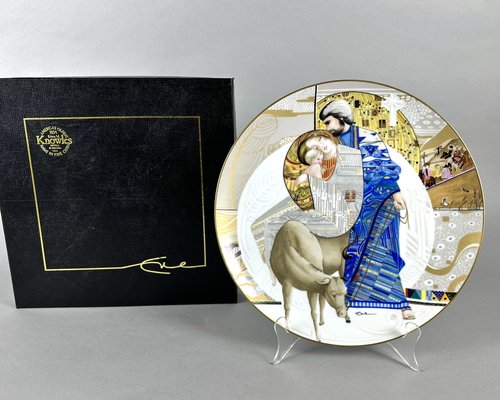 Biblical Mothers Series Plates in Fine China by Eve Licea for Knowles, 1986, Set of 6-GYX-1821898