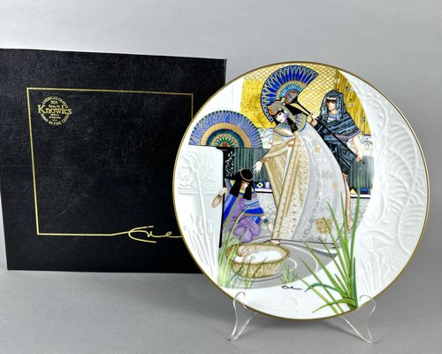 Biblical Mothers Series Plates in Fine China by Eve Licea for Knowles, 1986, Set of 6-GYX-1821898