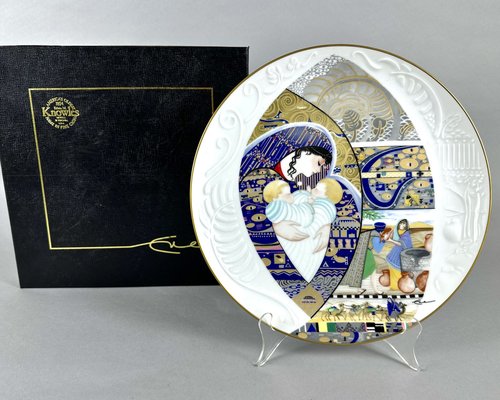 Biblical Mothers Series Plates in Fine China by Eve Licea for Knowles, 1986, Set of 6-GYX-1821898