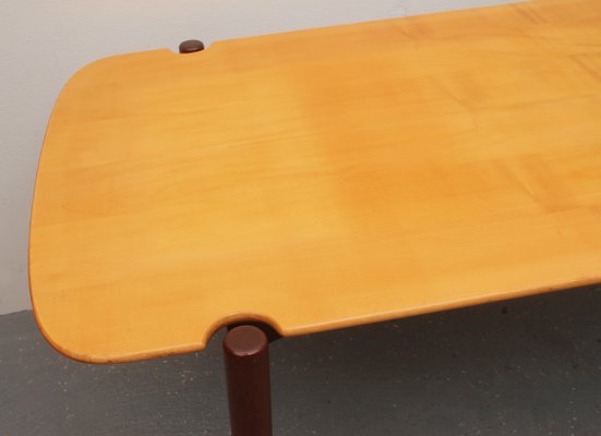 Bicolor Maple & Teak Coffee Table, 1950s-PF-875312