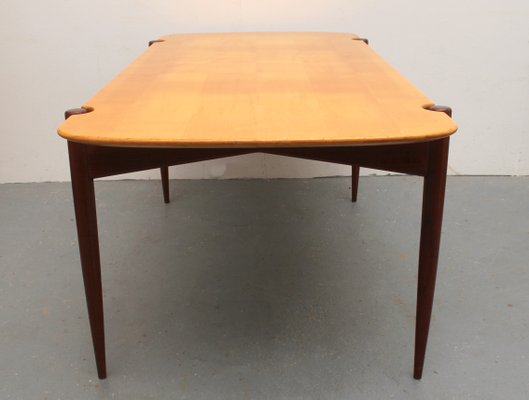 Bicolor Maple & Teak Coffee Table, 1950s-PF-875312