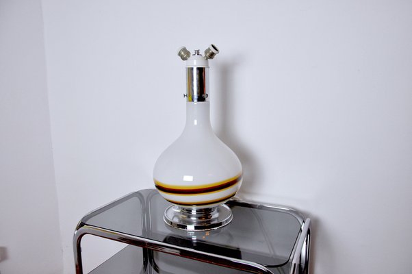 Bicolor Murano Lamp from Mazzega, Italy, 1970-EJE-954095