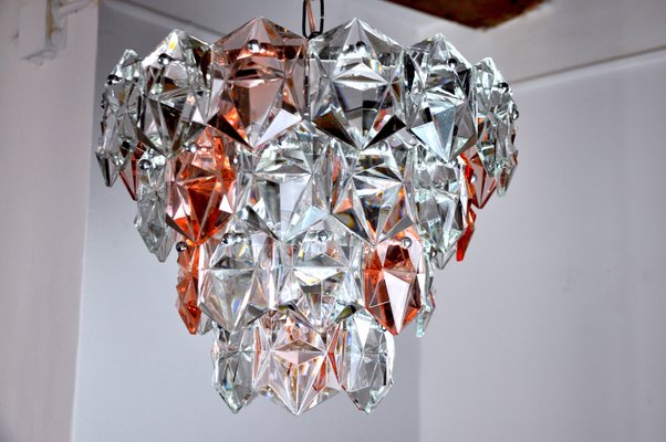 Bicolored Chandelier from Kinkeldey, 1970s, Germany-EJE-898198