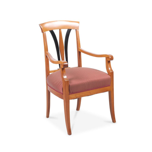 Biedermeier Armchair in Cherrywood, Southern Germany, 1820s