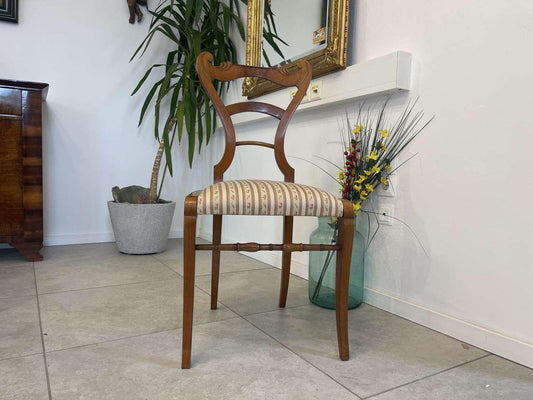 Biedermeier Armchair in Walnut