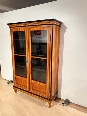 Biedermeier Bookcase, Cherry Veneer, South Germany 1820-NNB-1793931