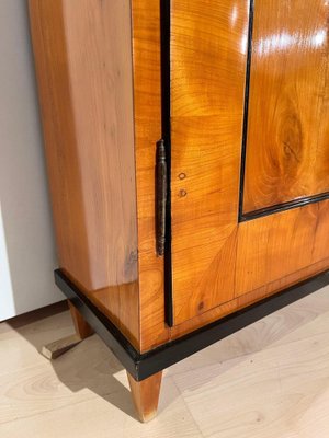 Biedermeier Bookcase in Cherry Veneer, 1820-NNB-1788051