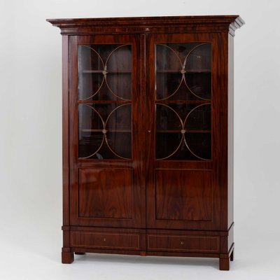 Biedermeier Bookcase in Mahogany, 1820s-VEI-1748776