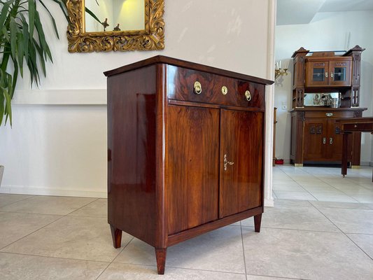 Biedermeier Brown Sideboard Trumeau-PXE-2019628