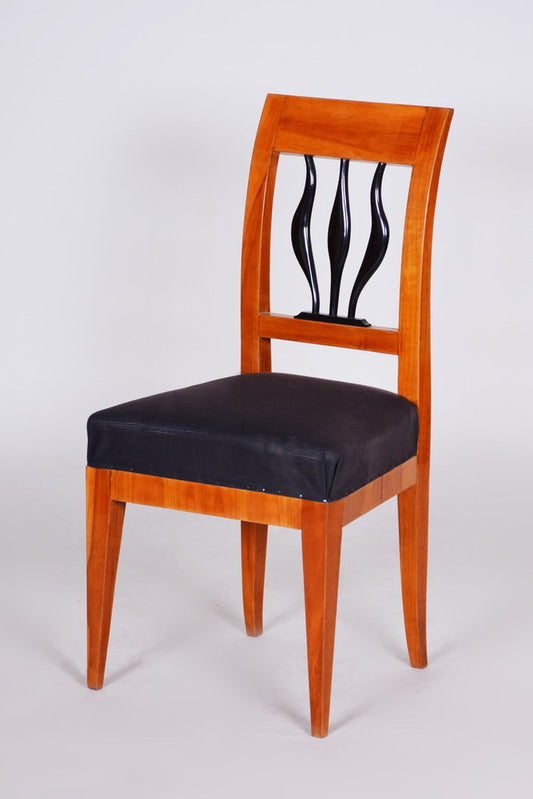 Biedermeier Chair in Cherry Tree, Czech, 1830s