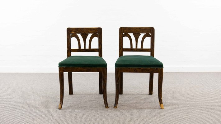 Biedermeier Chairs, Set of 2-EE-1182912