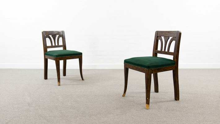 Biedermeier Chairs, Set of 2-EE-1182912