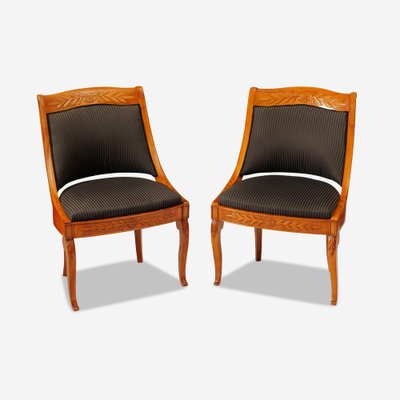 Biedermeier Cherry Armchairs, Set of 2-GCQ-1777813