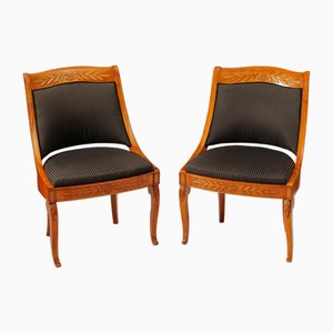 Biedermeier Cherry Armchairs, Set of 2-GCQ-1777813