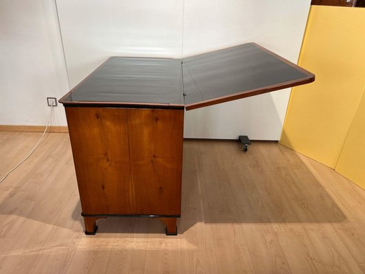 Biedermeier Cherry Fold-Up Chest with Roller Doors, Germany, 1830s-NNB-1377591