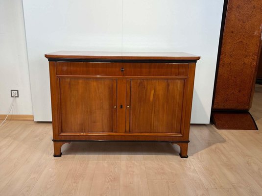 Biedermeier Cherry Fold-Up Chest with Roller Doors, Germany, 1830s-NNB-1377591