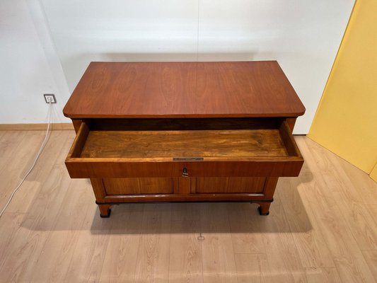 Biedermeier Cherry Fold-Up Chest with Roller Doors, Germany, 1830s-NNB-1377591