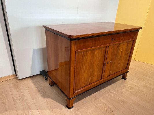 Biedermeier Cherry Fold-Up Chest with Roller Doors, Germany, 1830s-NNB-1377591