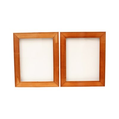 Biedermeier Cherry Wood Picture Frames, Set of 2-WFJ-875828