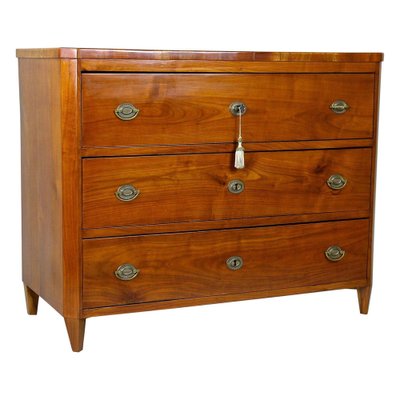 Biedermeier Cherrywood Chest of Drawers, Austria, 1830s-TQA-1410642