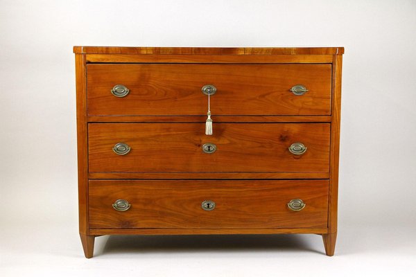 Biedermeier Cherrywood Chest of Drawers, Austria, 1830s-TQA-1410642