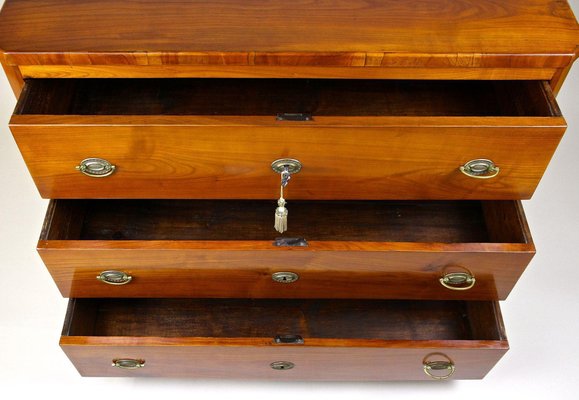 Biedermeier Cherrywood Chest of Drawers, Austria, 1830s-TQA-1410642