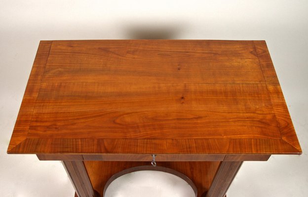 Biedermeier Cherrywood Console Table, Austria, 1860s-TQA-1321887