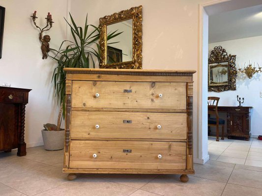 Biedermeier Chest of Drawers in Pine-PXE-2039013