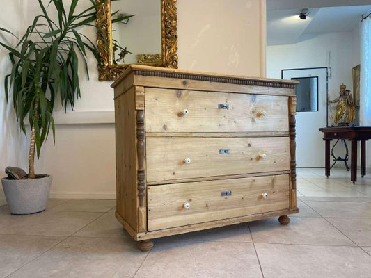 Biedermeier Chest of Drawers in Pine-PXE-2039013