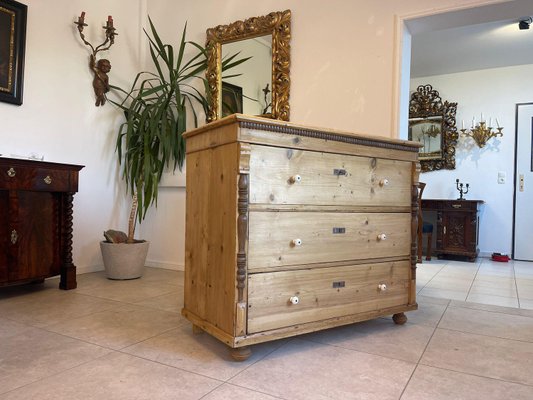 Biedermeier Chest of Drawers in Pine-PXE-2039013