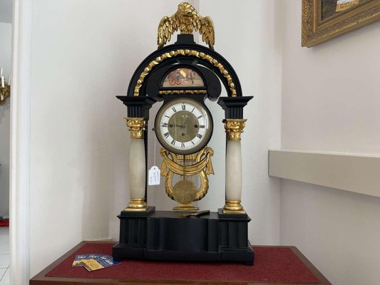 Biedermeier Clock with Musical Movement-PXE-1704472