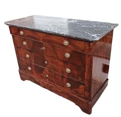 Biedermeier Commode with Marble Top-FSD-1286809