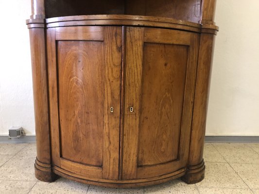 Biedermeier Corner Cabinet in Ash, 1840-QVR-1774560