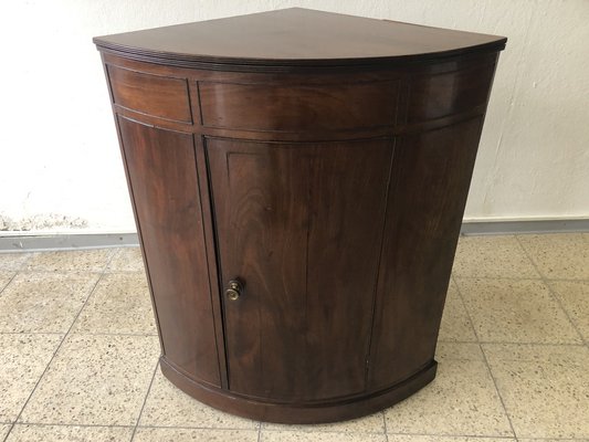 Biedermeier Corner Cabinet in Mahogany, 1840-QVR-1774533