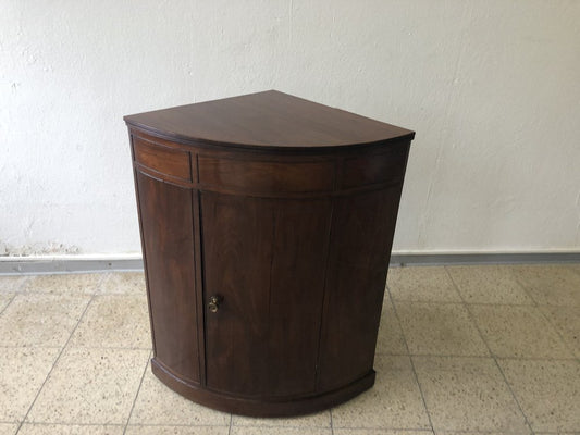 Biedermeier Corner Cabinet in Mahogany, 1840