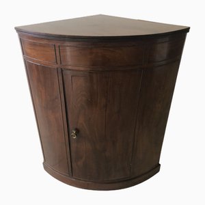 Biedermeier Corner Cabinet in Mahogany, 1840-QVR-1774533