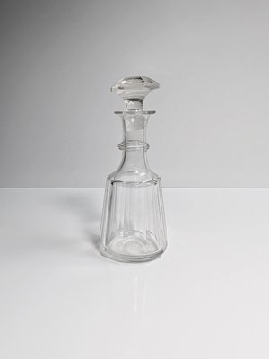 Biedermeier Crystal Glass Bottle with Stopper, 1890s-VTK-2032397