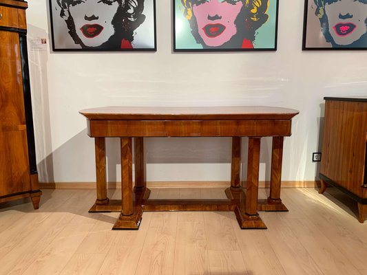 Biedermeier Desk in Cherry Veneer, Austria, 1830s-NNB-973354