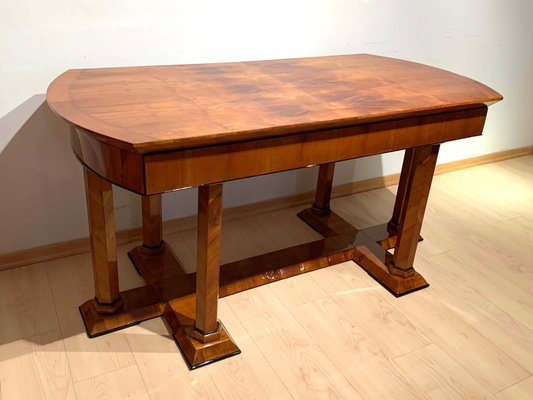 Biedermeier Desk in Cherry Veneer, Austria, 1830s-NNB-973354