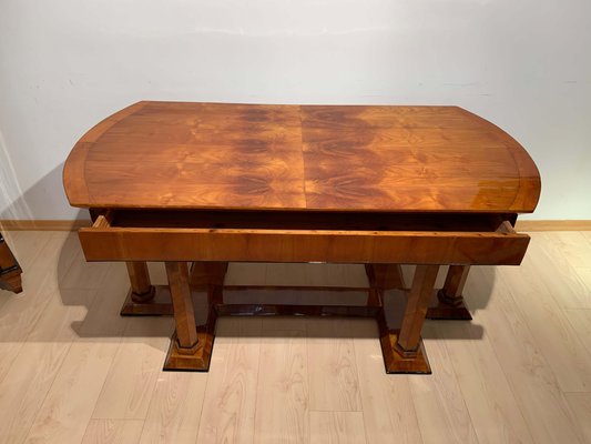 Biedermeier Desk in Cherry Veneer, Austria, 1830s-NNB-973354