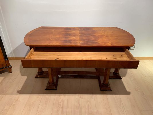 Biedermeier Desk in Cherry Veneer, Austria, 1830s-NNB-973354